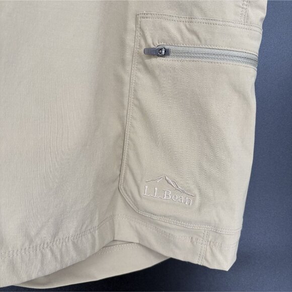 L.L. Bean Men's 10" Cresta Hiking Shorts 34 W Tan Outdoor Camping Fishing - Picture 3 of 11